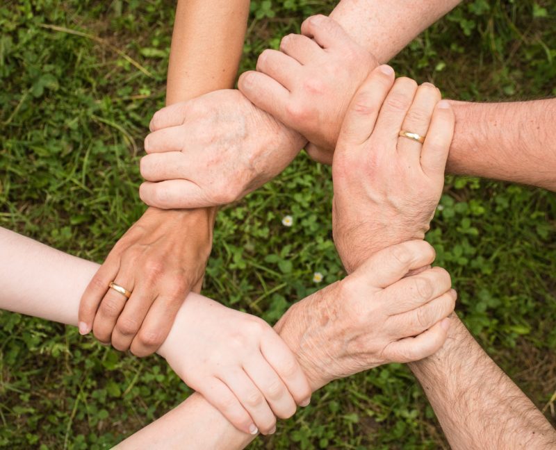 hands creating a circle